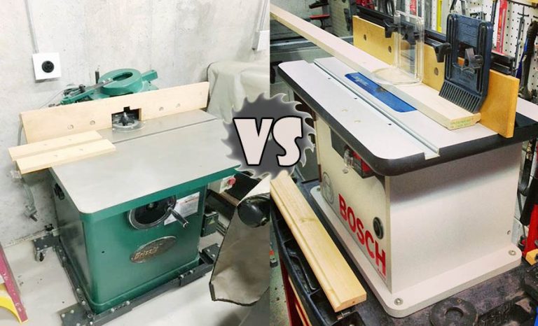 Woodworking Shaper Vs Router Table